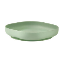 Piatto ventosa per bambini in silicone Verde Salvia
