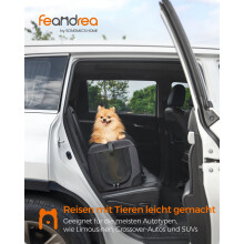 FEANDREA Sac de transport pour animaux, Gris, 50 cm x 35 cm x 35 cm, Pliable, Tissu Oxford