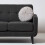 Homescapes Grey Round Button Cushion, 36 cm 2