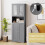 Freestanding Bathroom Cabinet with 4 Doors, Adjustable Shelves 4