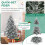 218 cm Artificial Christmas Tree with 350 LED Lights 4