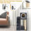 90 cm High Scratching Post with Large Cave & Ladder & Sisal Posts Cat Tree Climbing Tree Grey 5