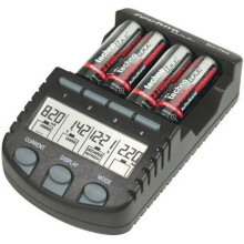 Technoline Prodotto RS 700-BLI Caricabatterie per batterie ricaricabili NiCd/NiMH Nero