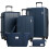 Lot de 5 valises, avec serrure TSA, imperméable, fermeture éclair YKK, roues multidirectionnelles, extensible 1