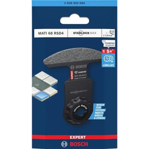 Bosch Lame de découpe - BOSCH - EXPERT MATI 68 RSD4 - Diamond Technology - StarlockMax - 68 x 10 mm 1