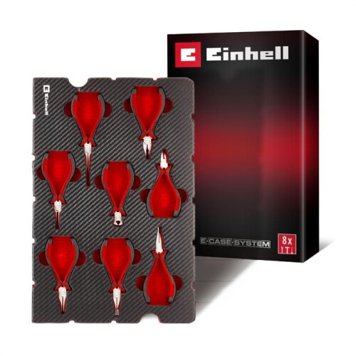 Einhell Einhell 8pcs Precision Pliers Tool Pad Insert For E-Case Tool Case