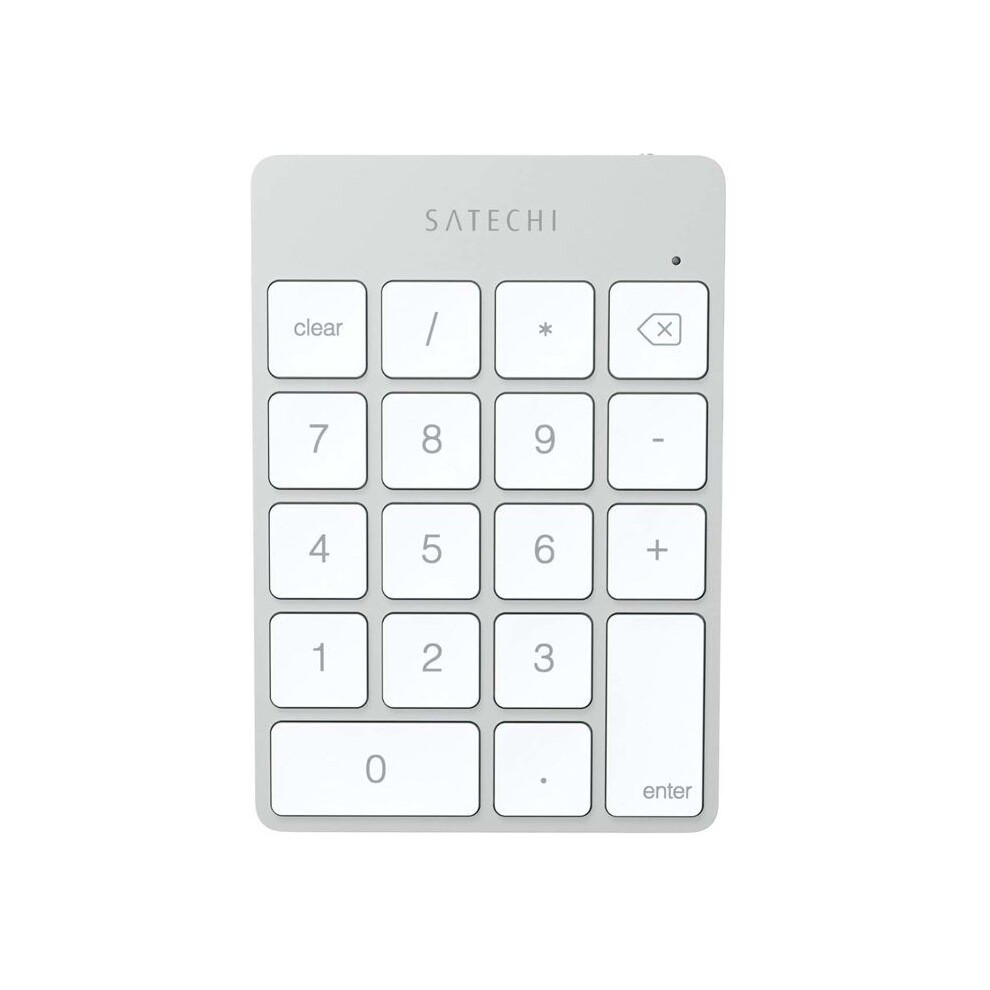 Satechi Slim Alu Keypad (Nummernblock, Kabellos), Tastatur, Grau, Silber - Image 3