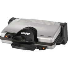 Grill Ă contact - UNOLD - 8555 - acier inoxydable - noir - finition inox