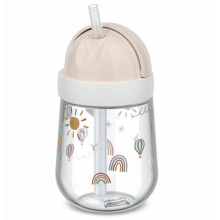 Tazza a becco - bicchiere - bicchiere di apprendimento Mepal Tazza per bambini con cannuccia 300 ml Mio Sunshine - Rainbow 108014065245