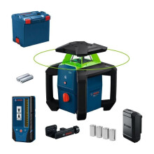 BOSCH Professional GRL 18V-3-31 G Rotatielaser - Groen, 300 m, 1,5 mm op 30 m - Cel LR 3-2 en batterij 4,0 Ah