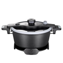 Wok - LAKELAND - Remoska 62392 - Sähkökäyttöinen liesi 3in1 - 610W - Musta väri