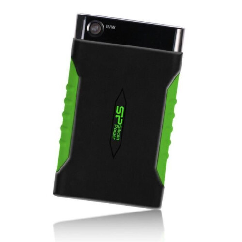 Disco rigido esterno USB 3.0 A15 - 1 To - Nero e Verde - SILICON POWER