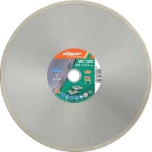Lâmina de diamante - Clipper - 120 MD C - 250x30/25,4 mm - Alta qualidade - Corte a úmido