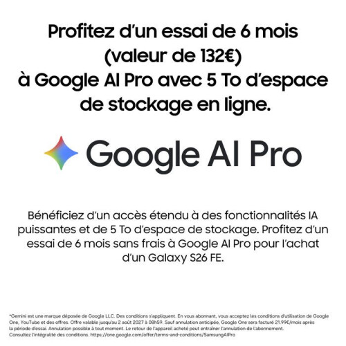 Samsung SAMSUNG S26 FE 128 Go Verde Água 2