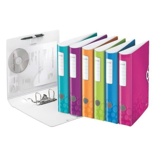 LEITZ Raccoglitore a Leva 180 60mm Retrochic Menta 1