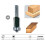 Mèche d'affleureuse - LEMAN - 4628.719.00 - Diam. 19 mm - LU 25,4 mm - 2 coupes + guide 2
