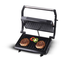 Gril TECHWOOD TPG-756 - Antiaanbakplaat grill - Automatische temperatuurregeling - Zwart