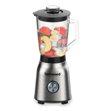 Elektrische blender - TECHWOOD - 1,5 liter - 1250 W - 5 snelheden - 6 roestvrijstalen messen