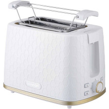 Sencor STS 7200WH-EUE3 Toaster - Auftauen und Aufwärmen - Automatische Zentrierung - 7 Stufen - 2 Schlitze - Weiß
