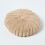 Homescapes Cream Round Button Cushion, 36 cm 5