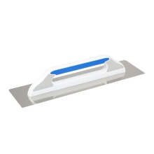 Platoir - truelle - taloche Kubala Truelle en acier inoxydable à coins arrondis 130 x 480 mm (0256)