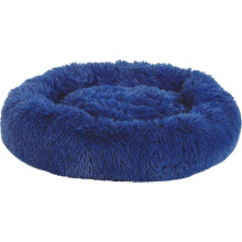 Cojín - ZOLUX - Noé - Ø 80 cm - Azul - Pelo largo anti-estrés
