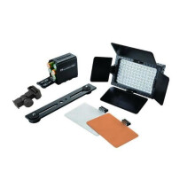 Falcon Eyes Kit Panneau LED DV-96V-K1 avec variateur on Penlite