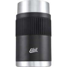 Esbit Sculptor Contenitore isotermico in acciaio inox 1 L - Senza BPA, nero, con manichetta