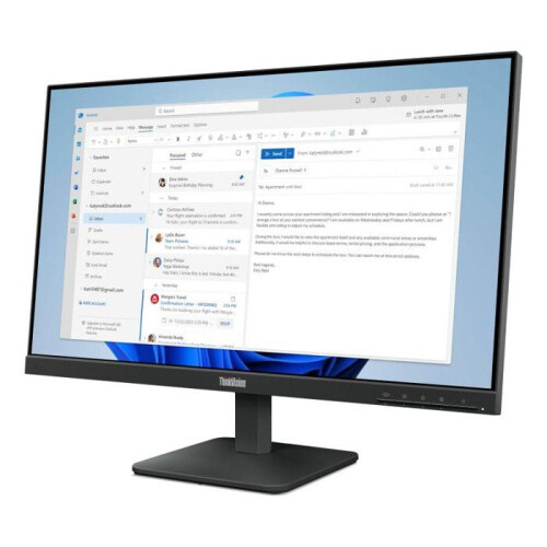 Lenovo Monitor Lenovo ThinkVision S24-4E 23.8" IPS Full HD 1920x1080 100Hz 1