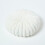 Homescapes White Round Button Cushion, 36 cm 5