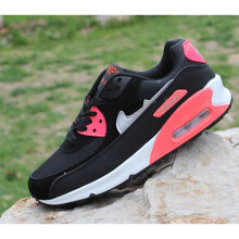 (Black Pink,EUR39)Mens Sport Shoes Mesh Breathable Comfortable Casual Outdoor Sneakers Running