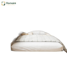 HOMAIRE 3FT Single Storage Bed White Oak
