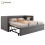 HOMAIRE Grey Velvet Daybed with Pull Out Trundle 1