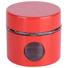 Deko Glas Rot Kaffee Klein