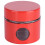 Deko Glas Rot Kaffee Klein 1