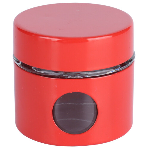 Deko Glas Rot Kaffee Klein