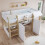 HOMAIRE White Pine High Sleeper Bed 90x190cm 4