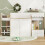 HOMAIRE White Pine High Sleeper Bed 90x190cm 5