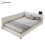 HOMAIRE Beige Upholstered 4ft6 Double Bed 1