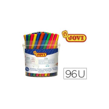 Värikynät - Jovi - 12 väriä - Pestävät - Vahva kärki 3mm - 96 kappaletta