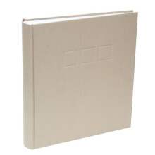 Album Photo - Bote photo - 30x33 cm - Couleur Beige - Album de qualité - Design élégant
