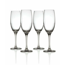 Verres à champagne - Alessi - SG119/9S4 - Set de 4 pièces - Verre cristal - 5,99 x 22 cm
