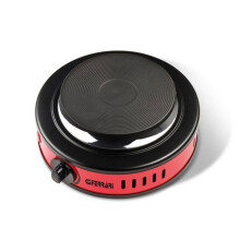 Piastra di cottura portatile - G3 FERRARI - G10157 - 1 zona 500W - Piastra in ghisa Ø11 cm - Piedini antiscivolo