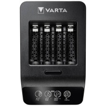 Varta LCD Smart Charger+ 4x 56706 Caricabatterie per pile rotonde NiMH LR03 (AAA), LR6 (AA)
