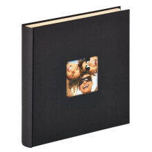 Album Photo - Fun - 33x34 cm - 50 Pages - Papier de haute qualité - Noir