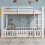 HOMAIRE 3FT White Solid Wood Bunk Bed 4