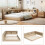 HOMAIRE 4ft6 White Oak Storage Bed 135x190cm 5