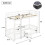 HOMAIRE 3FT White Solid Wood Bunk Bed 2