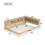 HOMAIRE 4ft6 White Oak Storage Bed 135x190cm 2