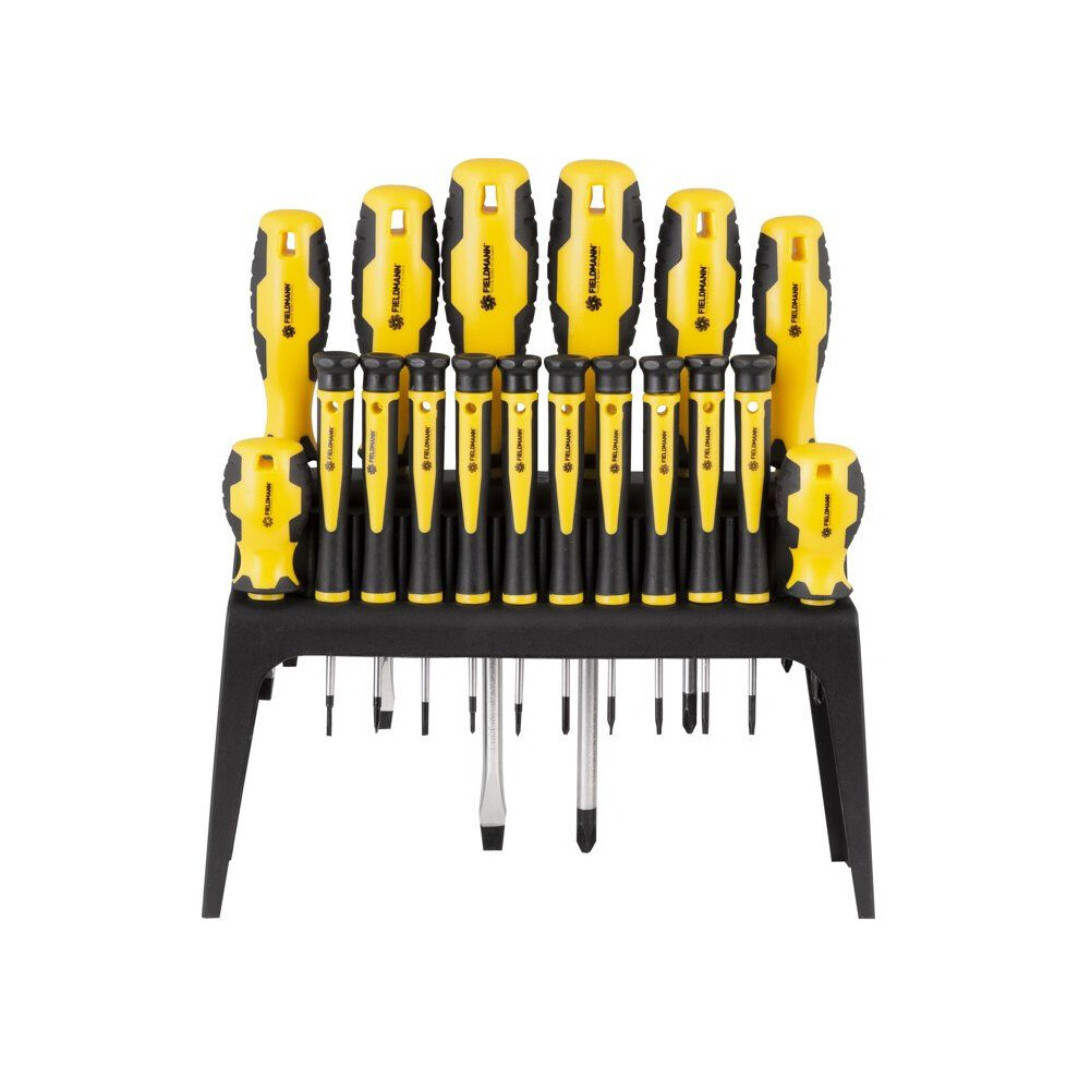 Fieldmann Gelb Schraubendrehersatz Fds 5008-18R Wandhalter Ergonomisch - Image 3